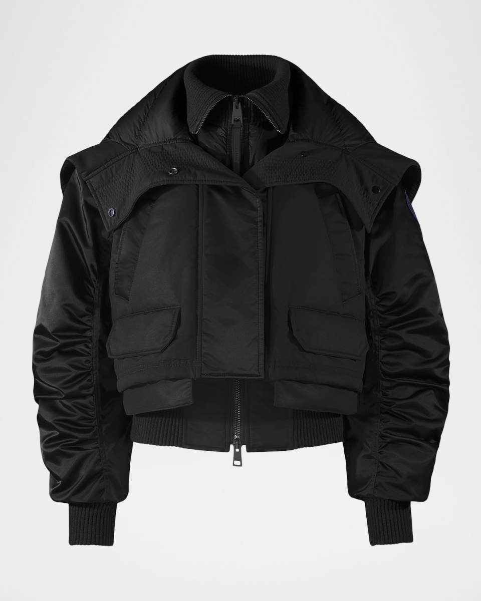 Claremont Hooded Down Bomber Jacket